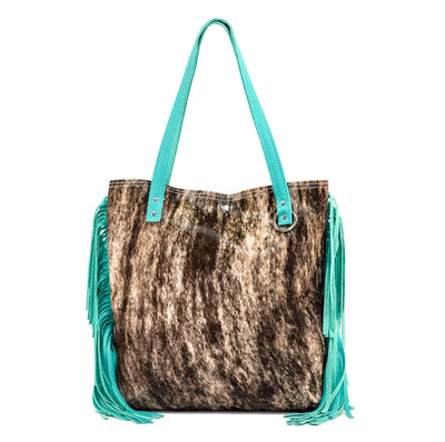 Trisha - Brindle w/ No Embossed-Trisha-Western-Cowhide-Bags-Handmade-Products-Gifts-Dancing Cactus Designs