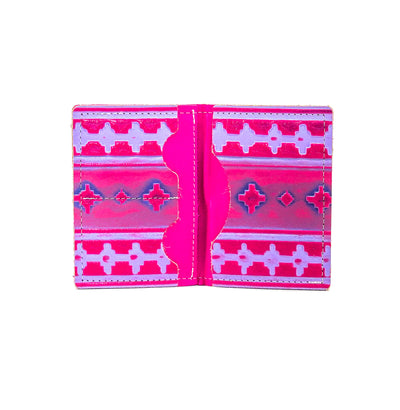 Waylon Wallet - All Embossed w/ Unicorn Navajo-Waylon Wallet-Western-Cowhide-Bags-Handmade-Products-Gifts-Dancing Cactus Designs