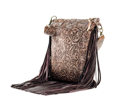 Wynonna - All Embossed w/ Gold Rush tool-Wynonna-Western-Cowhide-Bags-Handmade-Products-Gifts-Dancing Cactus Designs
