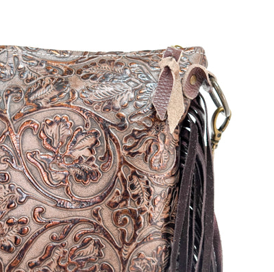 Wynonna - All Embossed w/ Gold Rush tool-Wynonna-Western-Cowhide-Bags-Handmade-Products-Gifts-Dancing Cactus Designs