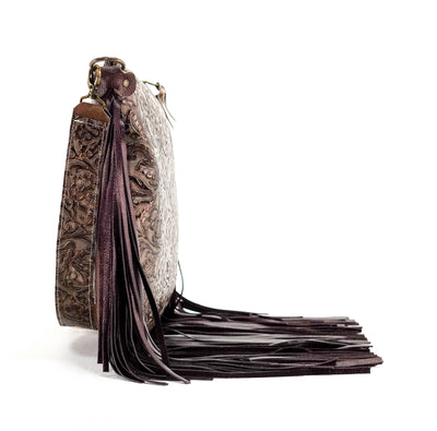 Wynonna - All Embossed w/ Gold Rush tool-Wynonna-Western-Cowhide-Bags-Handmade-Products-Gifts-Dancing Cactus Designs