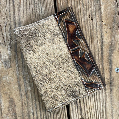 223 Passport Cover - Brindle w/ Sepia Laredo-Passport Cover-Western-Cowhide-Bags-Handmade-Products-Gifts-Dancing Cactus Designs