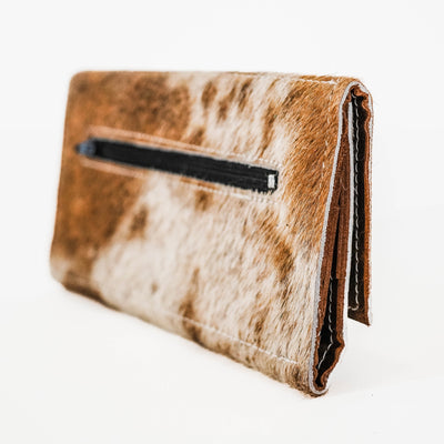 Kacey Wallet - Exotic Longhorn-Kacey Wallet-Western-Cowhide-Bags-Handmade-Products-Gifts-Dancing Cactus Designs