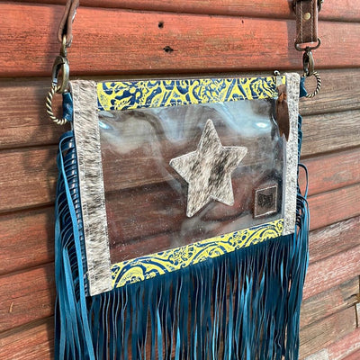Loretta - Brindle w/ Yellowstone River-Loretta-Western-Cowhide-Bags-Handmade-Products-Gifts-Dancing Cactus Designs