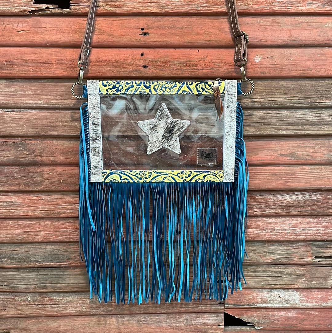 Loretta - Brindle w/ Yellowstone River-Loretta-Western-Cowhide-Bags-Handmade-Products-Gifts-Dancing Cactus Designs