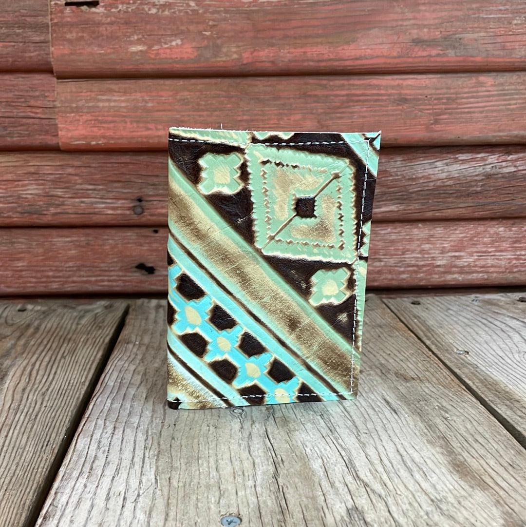 Passport Covers - w/ Sage Navajo-Passport Covers-Western-Cowhide-Bags-Handmade-Products-Gifts-Dancing Cactus Designs