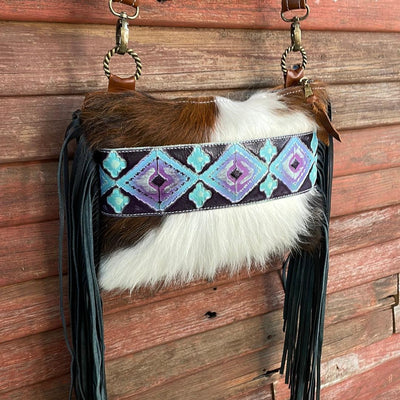 Patsy - Tricolor w/ 90's Party Navajo-Patsy-Western-Cowhide-Bags-Handmade-Products-Gifts-Dancing Cactus Designs