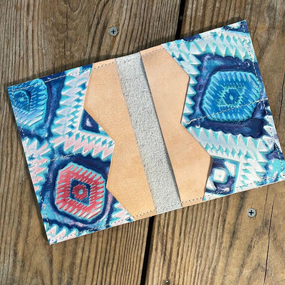Waylon Wallet - Brindle w/-Waylon Wallet-Western-Cowhide-Bags-Handmade-Products-Gifts-Dancing Cactus Designs