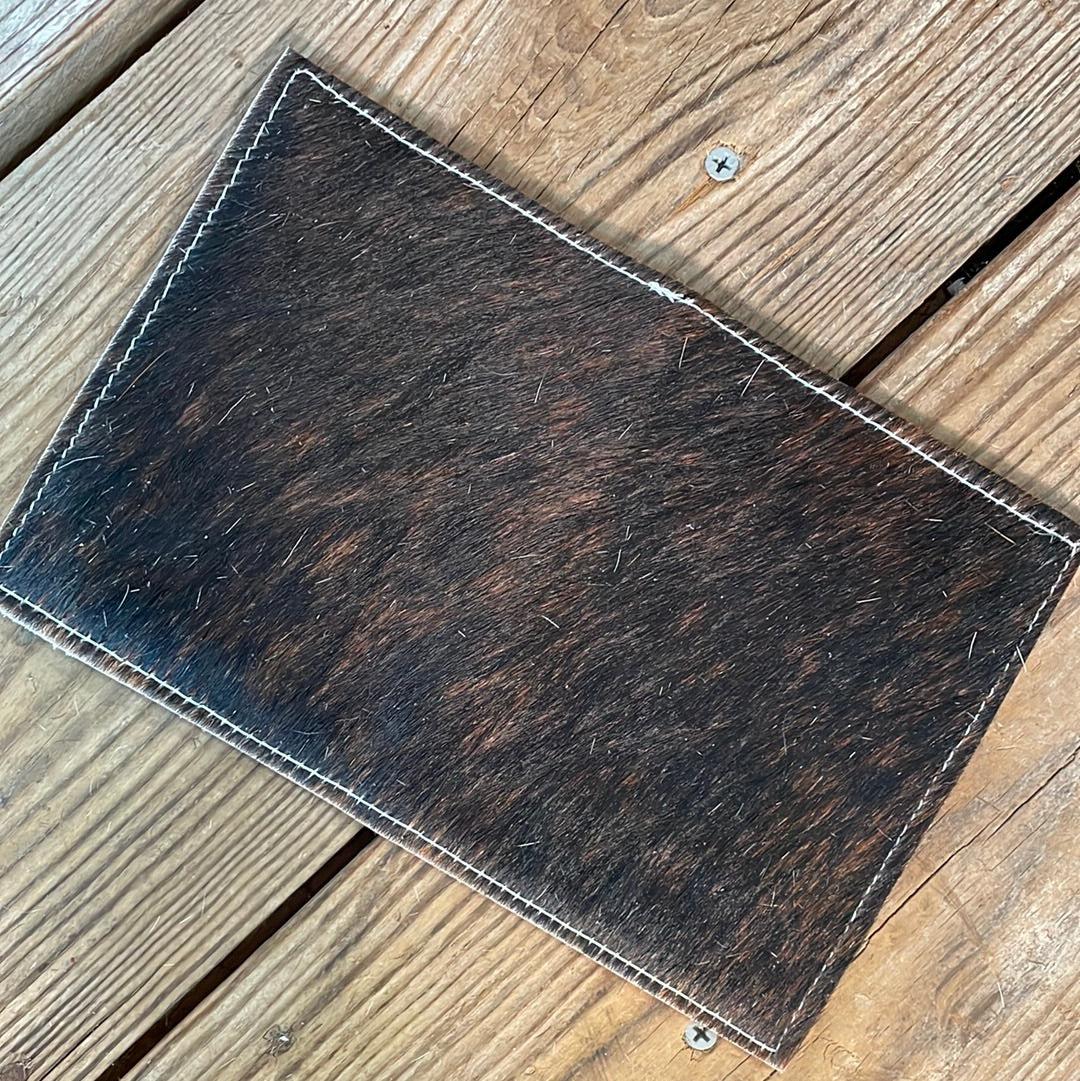 Waylon Wallet - Brindle w/-Waylon Wallet-Western-Cowhide-Bags-Handmade-Products-Gifts-Dancing Cactus Designs