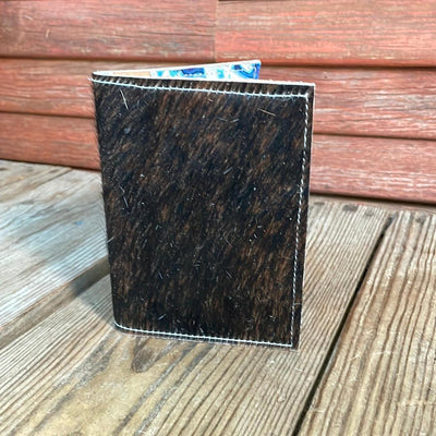 Waylon Wallet - Brindle w/-Waylon Wallet-Western-Cowhide-Bags-Handmade-Products-Gifts-Dancing Cactus Designs