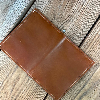 Waylon Wallet - w/ Caramel Leather-Waylon Wallet-Western-Cowhide-Bags-Handmade-Products-Gifts-Dancing Cactus Designs