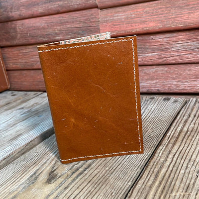 Waylon Wallet - w/ Caramel Leather-Waylon Wallet-Western-Cowhide-Bags-Handmade-Products-Gifts-Dancing Cactus Designs