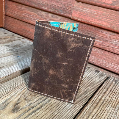 Waylon Wallet - w/ Mojave Leather-Waylon Wallet-Western-Cowhide-Bags-Handmade-Products-Gifts-Dancing Cactus Designs